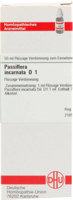Passiflora Incarnata D 1 Dil. (PZN 02619577)