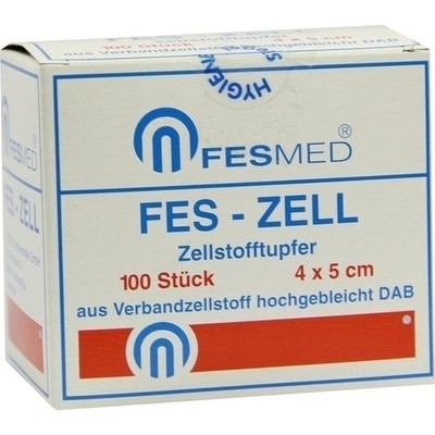 Fes-Zell Zellstofftupfer 4 x 5cm (PZN 08851186)
