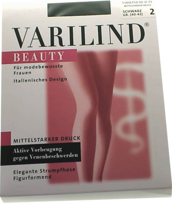 Varilind Beauty Strumpfhose schwarz Gr. 2 (PZN 03217740)