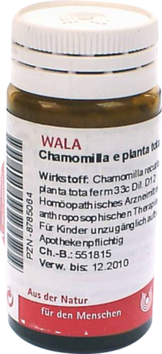 Chamomilla E Planta Tota D12 (PZN 08785064)