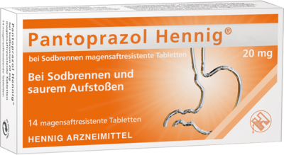 Pantoprazol Hennig B.sodbrennen 20mg (PZN 08439988)