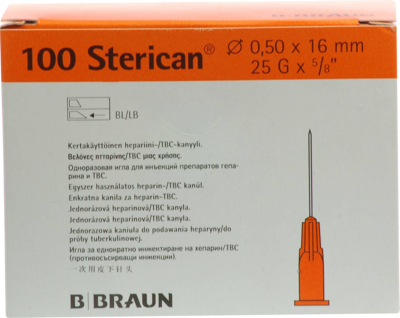Sterican Ins.einm.kan.0,50x16mm (PZN 03200691)