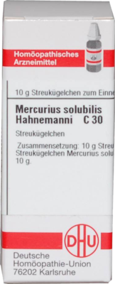Mercurius Solubilis C 30 Globuli Hahnemanni (PZN 02890050)