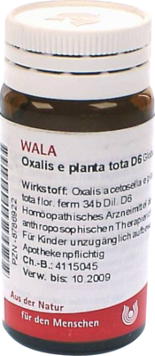 Oxalis E Planta Tota D6 (PZN 08786922)