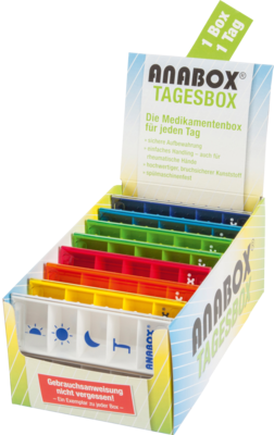 Anabox Tagesbox Farbig Sortiert (PZN 03233609)
