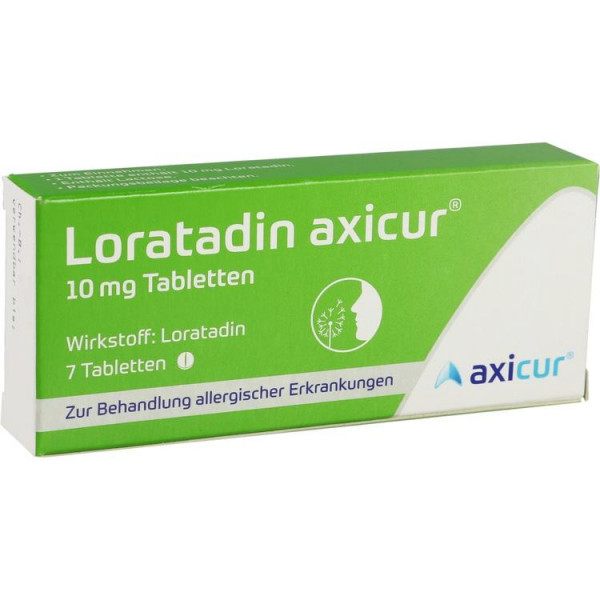 Loratadin axicur 10mg (PZN 14293750)