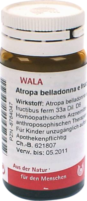 Atropa Belladonna E Fruct. D6 (PZN 08784047)
