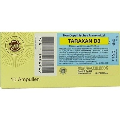 Taraxan D 3 Injektion Amp. (PZN 01864642)