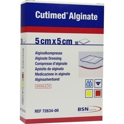 Cutimed Alginate Alginatkompressen 5x5cm (PZN 01179076)