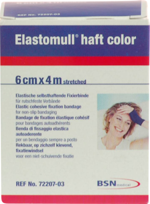 Elastomull Haft 4mx6cm 72207-03 Blau Fixierbinde (PZN 03393187)