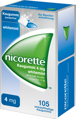 Nicorette Kaugummi 4 Mg Whitemint (PZN 07353635)