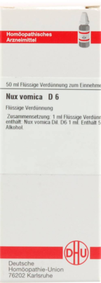 Nux Vomica D 6 Dil. (PZN 02103750)