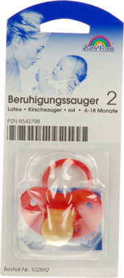 Sauger Kirsche Rot Gross Gr.scheibe (PZN 08542798)