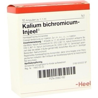 Kalium Bichromicum Injeele (PZN 00560182)