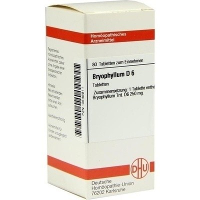 Bryophyllum D 6 Tabletten, 80 St (PZN 00546911)