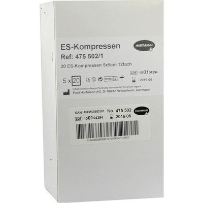 Es-kompressen Steril 5x5cm Grosspackung (PZN 06453872)