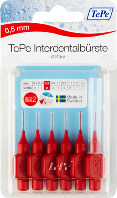 Tepe Interdentalbuerste 0,5mm Rot (PZN 07641305)