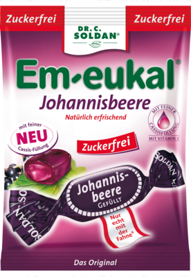 Em Eukal Bonbons Johannisbeere gefüllt zuckerfei (PZN 03166304)