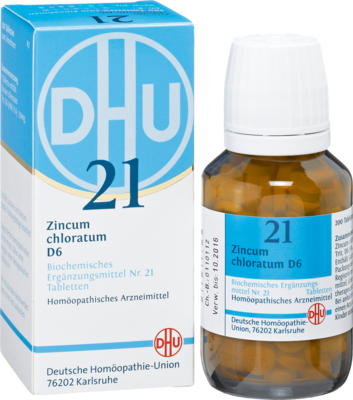 Biochemie Dhu 21 Zincum chloratum D 6 (PZN 02581656)
