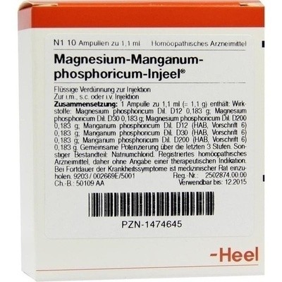 Magnesium Mangan. Phos. Injeele (PZN 01474645)