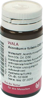 Aconitum E Tub. D30 (PZN 08783361)