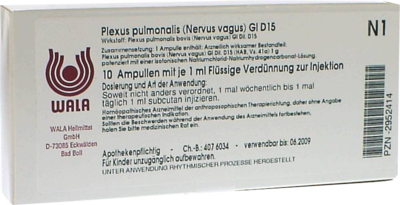 Plexus Pulmon. Nerv. Vag. Gl D 15 Amp. (PZN 02952414)