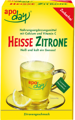 Apoday Heisse Zitrone Vitaminc und Calcium Zuckerfrei (PZN 04821053)
