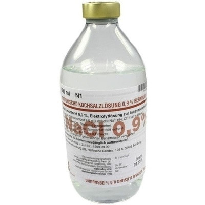 Isotonische Kochsalzlösung 0,9% Bernburg Glas (PZN 04604462)