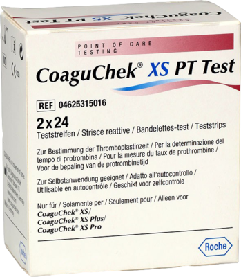 Coagu Chek Xs Pt Test (PZN 01001243)