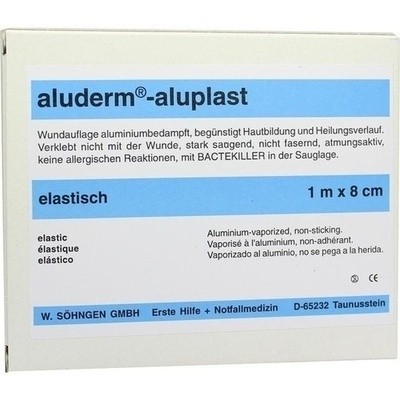 Aluderm Aluplast Wundverb.pfl.1mx8cm Elast. (PZN 00007812)