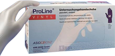Proline Vinyl Untersuchungshandschuhe M (PZN 00577998)