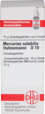 Mercurius Solub. D 10 Globuli Hahnem. (PZN 01779132)