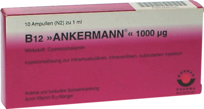 B 12 Ankermann 1000 µg Amp. (PZN 00097040)