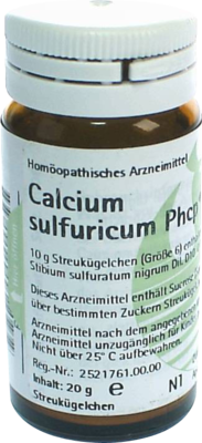 Calcium Sulfuricum Phcp Globuli (PZN 00359557)