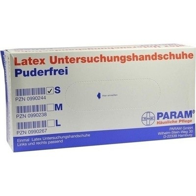 Handschuhe Einmal Latex Puderfr.klein (PZN 00990244)