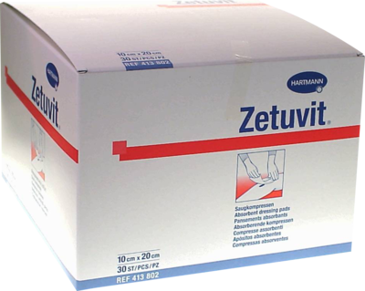 Zetuvit Saugkompresse unsteril 10x20 cm (PZN 01905513)