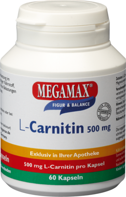 Megamax l Carnitin 500mg (PZN 04797219)
