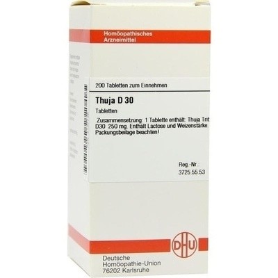 Thuja D 30 Tabletten, 200 St (PZN 02107736)