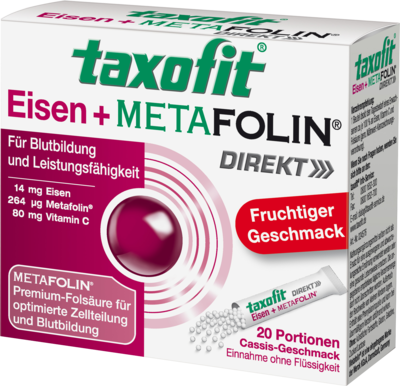 Taxofit Eisen + Metafolin (PZN 07580615)