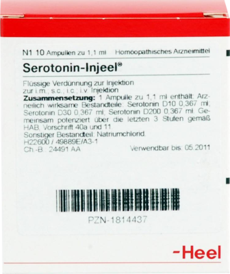 Serotonin Inj Hom All (PZN 01814437)