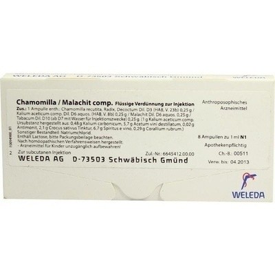 Chamomilla/malachit Comp. Amp. (PZN 01620650)