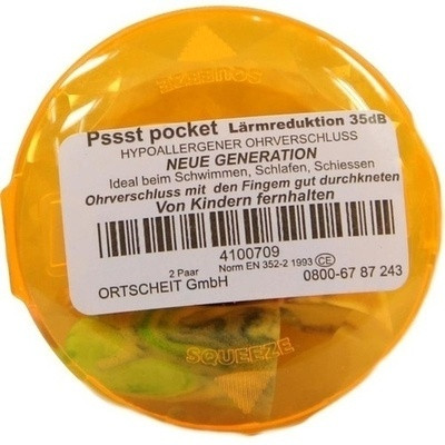 Pssst Pocket Ohrverschluss Bunt (PZN 04100709)