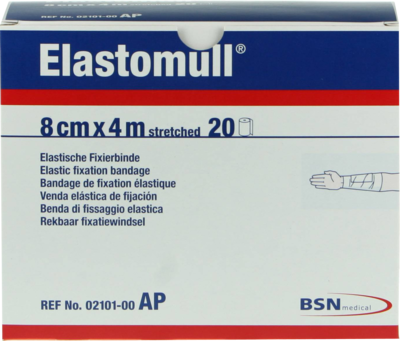 Elastomull 4mx8cm 2101 Elastische Fixierbinden 20 Stück (PZN 03486204)