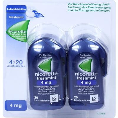 Nicorette freshmint 4 mg Lutschtabletten gepresst (PZN 10933968)