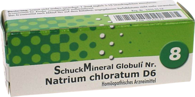 Schuckmineral Globuli 8 Natrium Chlorat. D6 (PZN 00425573)