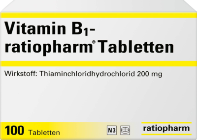 Vitamin B1 Ratiopharm 200 Mg (PZN 01586054)