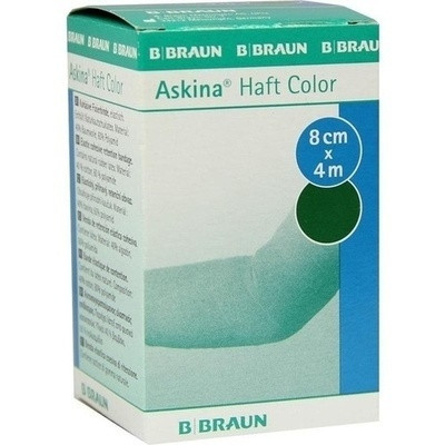Askina Haftbinde Color 8cmx4m Gruen (PZN 08752917)