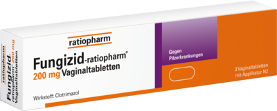Fungizid Ratiopharm 200 Mg Vaginal (PZN 03292397)