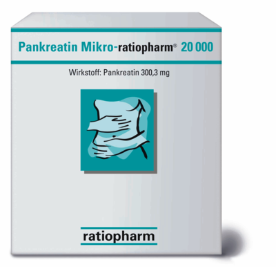 Pankreatin Mikro Ratiop.20000 Magens.hartkps. (PZN 07097586)