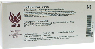 PARATHYREOIDEA/AURUM, 10X1 ml (PZN 01751872)